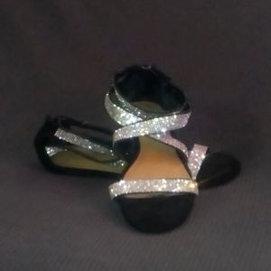 7.5 Brash Ankle wrap sandal Black